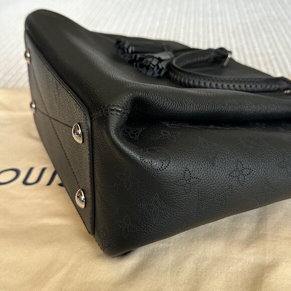 Louis Vuitton Haumea Mahina Noir Satchel Shoulder Bag - Picture 12 of 15